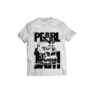 Imagem de Camiseta Feminina Pearl Jam Grunge Eddie Vedder Yield, Branco, M