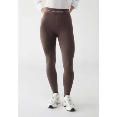 Imagem de Calça Legging New Balance Sport Essentials Active – feminino – marrom-Feminino