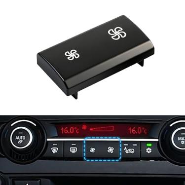 Imagem de Erivis 1 capa de substituição de botão de velocidade do ventilador para painel de controle climático BMW A/C serve para acessórios interiores de carro BMW 2006-2013 X5 E70, 2007-2014 X6 E71