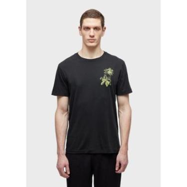 Imagem de T-shirt soft used coqueiro black mc OSKLEN-Masculino