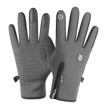 Imagem de Luvas esportivas de inverno, luvas térmicas antiderrapantes à prova d'água e à prova de vento, para homens e mulheres