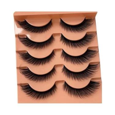 Imagem de Cílios Postiços 8D Com Aparência Natural E Efeito Fluffy, Extensão De 
