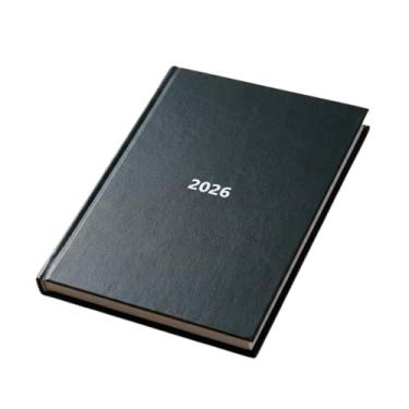 Imagem de Agenda 2026 Diária 14,5 x 21cm A5 Capa Dura 168 folhas (Preto Capa Dura)