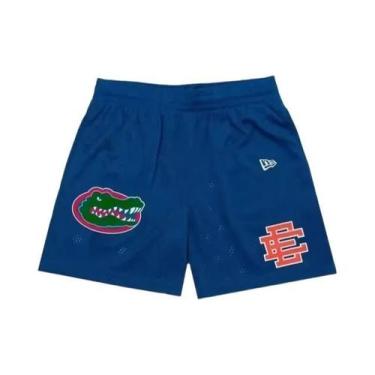 Imagem de Bermuda De Ginástica Masculina Com Estampa Floral Em Malha Verão 2025 