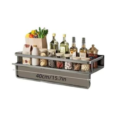 Imagem de Prateleira Multifuncional De Parede Para Cozinha, Banheiro E Organizad
