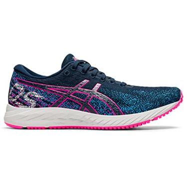 Imagem de ASICS Women's Gel-DS Trainer 26 Running Shoes, 5M, French Blue/HOT Pink