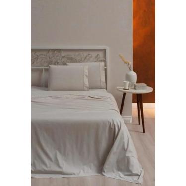 Imagem de Lençol Casal Avulso Com Elástico MicroPercal Ponto Palito Ref.4M - Cas