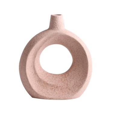 Imagem de Vasos de cerâmica estilo europeu ornamentos de restaurante simples sala de estar arranjo de flores casa desktop vaso (B)