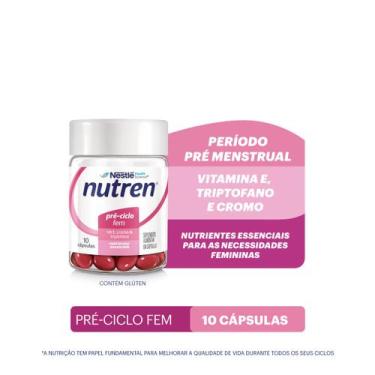 Imagem de Suplemento Alimentar Nutren Triptofano Pré-Ciclo FEM 10 Cápsulas - NUT