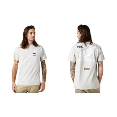 Imagem de Honda fox hrc camiseta masculina streetwear casual verão gráfico camis