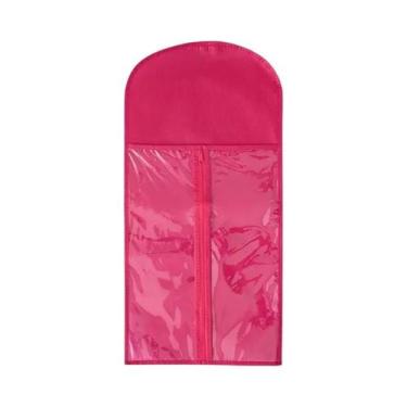 Imagem de Conjunto De Bolsas Para Armazenamento De Perucas Pretas Com Cabide Par