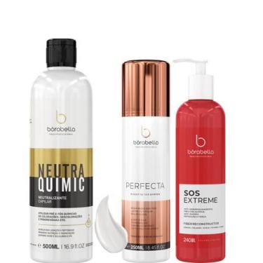 Imagem de Borabella NeutraQuimic 500ml + Perfecta 250ml + SOS 240ml