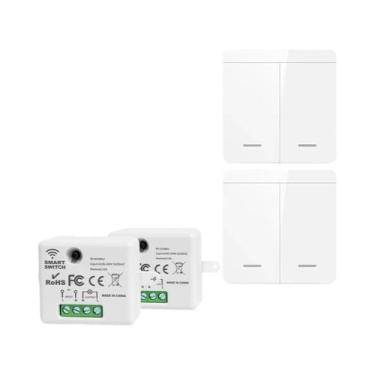 Imagem de Interruptor De Painel De Parede Sem Fio Inteligente 433MHz 1/2/3 Gangu
