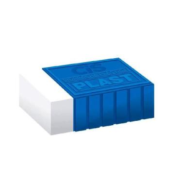 Imagem de Borracha Cis Plast Escolar Branca 24 Unidades
