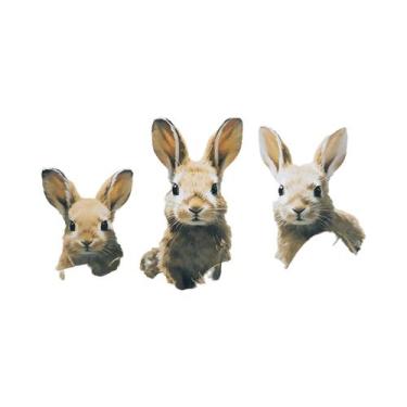 Imagem de Pintura Em Tela Vintage De Coelho Da Páscoa Lendo Um Livro, Arte De Pa