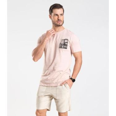 Imagem de Bermuda Masculina Moletinho Gorgurinho Diametro Bege, M, Bege