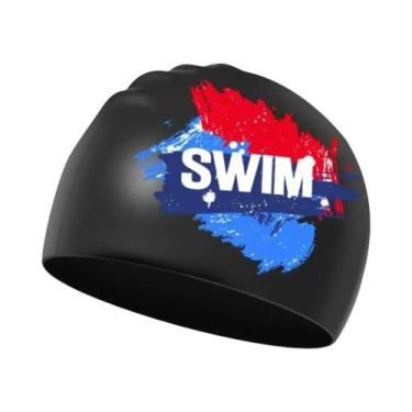 Imagem de Touca De Natação Unissex Antiderrapante E Impermeável De Silicone, Elá