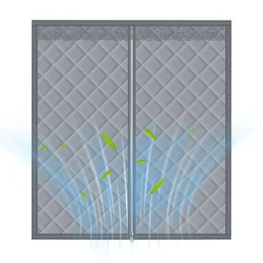 Imagem de Cortinas isoladas para o inverno | Cortinas térmicas de escurecimento de dupla face, cortinas de escurecimento de isolamento | para janela, sala de estar, escritório, banheiro, berçário, pátio, porta