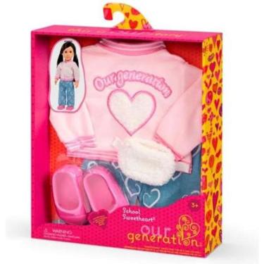 Imagem de Conjunto Roupa Escolar Jaqueta Universitária Our Generation 0555