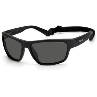 Imagem de Óculos de Sol Polaroid 7037 S 807 60M9 Preto Polarizado - Preto - Único - Masculino-Masculino