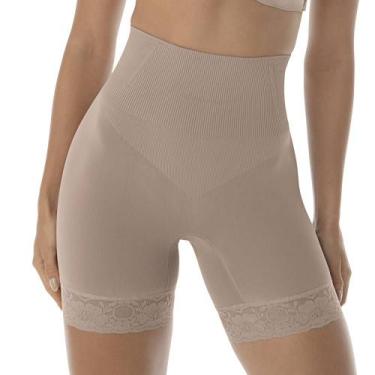 Imagem de Bermuda Modeladora DeMillus Modellare 94261, Bege rosado, G