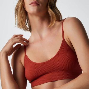 Imagem de Top Básico Hering Sem costura, Hrg1k, Coral, M