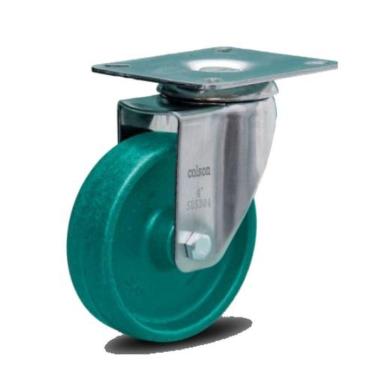 Imagem de Rodizio Alta Temperatura Inox 3 Pol. Giratório S/Freio 230ºc