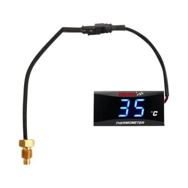 Imagem de Medidor Digital De Temperatura Da Água LCD Universal Para Motocicleta 