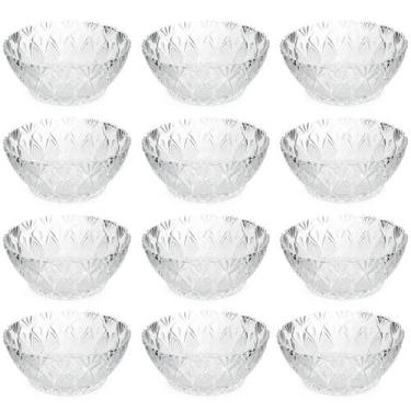 Imagem de Jogo 12 Potes para Sobremesa Bowls Tigelas de Vidro 350ml King Lyor Tr