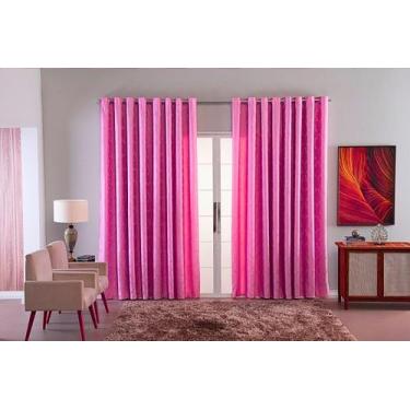 Imagem de cortina sala quarto decoraçao jacquard tecido luxo 4,00x2,80 cor:avela