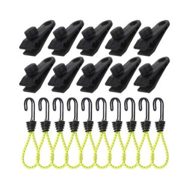 Imagem de Clipes De Fixação Para Tendas De Alta Resistência Com Corda Elástica, 