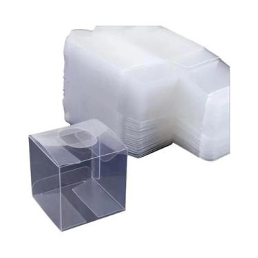 Imagem de Caixas De Presente De Plástico Transparente 10 Peças Quadradas Para Ar