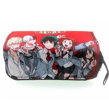 Imagem de Bolsa de lápis My Hero Academia Midoriya Izuku Todoroki Shoto - yiweis