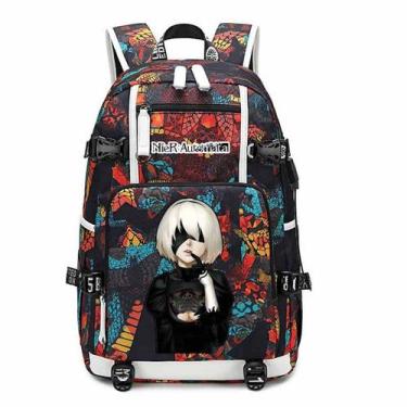 Imagem de Mochila Niers Automatas YorHas No 2 Types B Cartoon Kids - Yiweisai