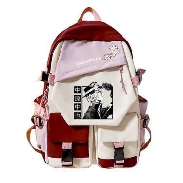 Imagem de Mochila Bungos Strays Dogs Anime School Nylon 450g - Yiweisai