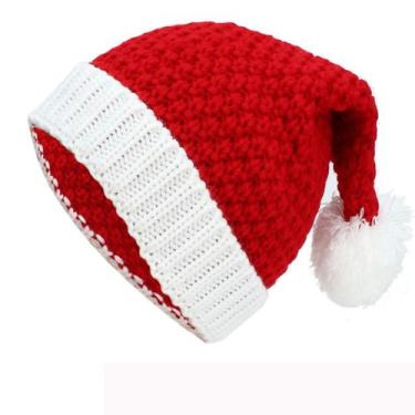 Imagem de Chapéu de inverno de lã tricotado Papai Noel Anime para adultos - yiwe