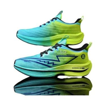 Imagem de Tênis De Corrida Masculino Com Placa De Carbono, Leves E Antiderrapant