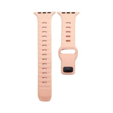 Imagem de Pulseira De Silicone Para Apple Watch Ultra 3 2 11 10 9 8 7 6 SE3 Com 