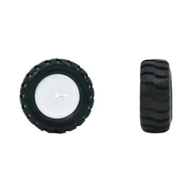 Imagem de Roda Robótica Plástica Mecanum TT Motor Acessórios Para Carro Intelige