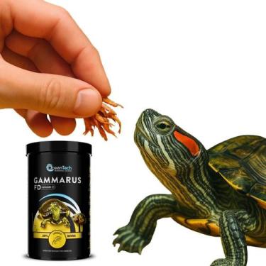 Imagem de Ração Gammarus Fd 28g Ocean Tech Peixes Répteis Carnívoros - Tropical