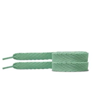 Imagem de cadarço para tênis azul turquesa chato poliester 120cm - GENERAL COURO
