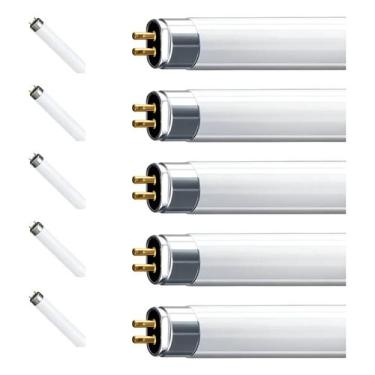 Imagem de 5 Lâmpada Fluorescente G5 14w Luz Neutra 55cm T5 Ledvance