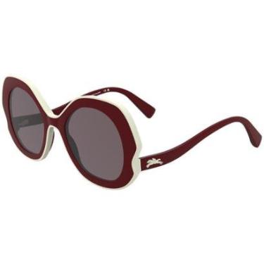 Imagem de Óculos de Sol Longchamp LO780S 601 - Vermelho Burgundy 52-Feminino