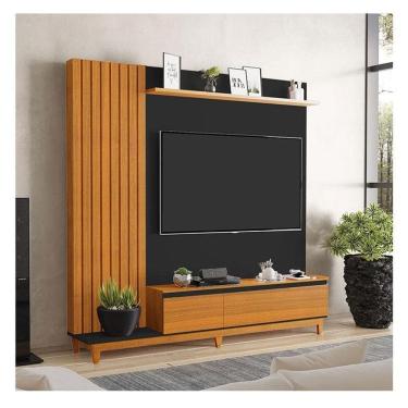 Imagem de Painel Para Tv Ambiente Jacarta Preto Freijó - Luapa