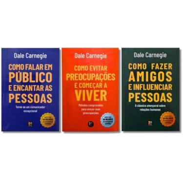 Imagem de 3 Livros De Comunicação e Socialização - Dale Carnegie - Clássicos Sob
