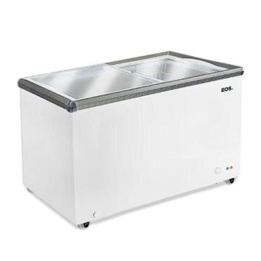 Imagem de Freezer Conservador Horizontal EOS 247L Eco Gelo Tampa De Vidro EEH300