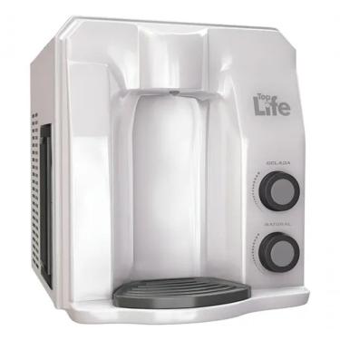 Imagem de Purificador de Água Alcalina Ionizada Top Life Flex He Gelada Branco com Compressor 8 Etapas 110V