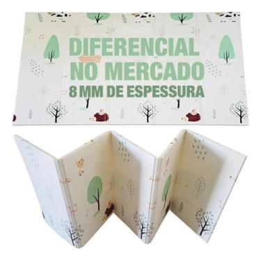 Imagem de Tapete Infantil Dobrável Emborrachado Bebê Dupla Face - Congratulation