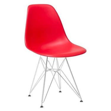 Imagem de Laraz, Cadeira Charles Eames Eiffel DKR com base de metal cromado