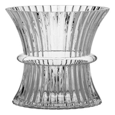 Imagem de VASO VIDRO 27x13x13cm TRANSPARENTE DECORATIVO ENFEITE CASA